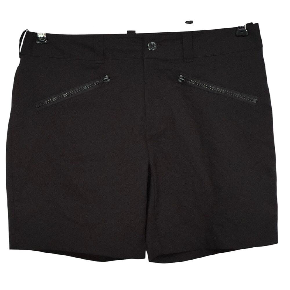 Fila‎ Sport Woman Size 8 Athleisure Shorts Zip Front Pockets Golf Leisure Black